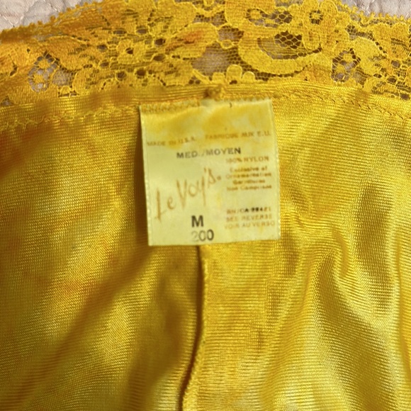 Vintage yellow tie-dye slip sundress - Picture 6 of 7